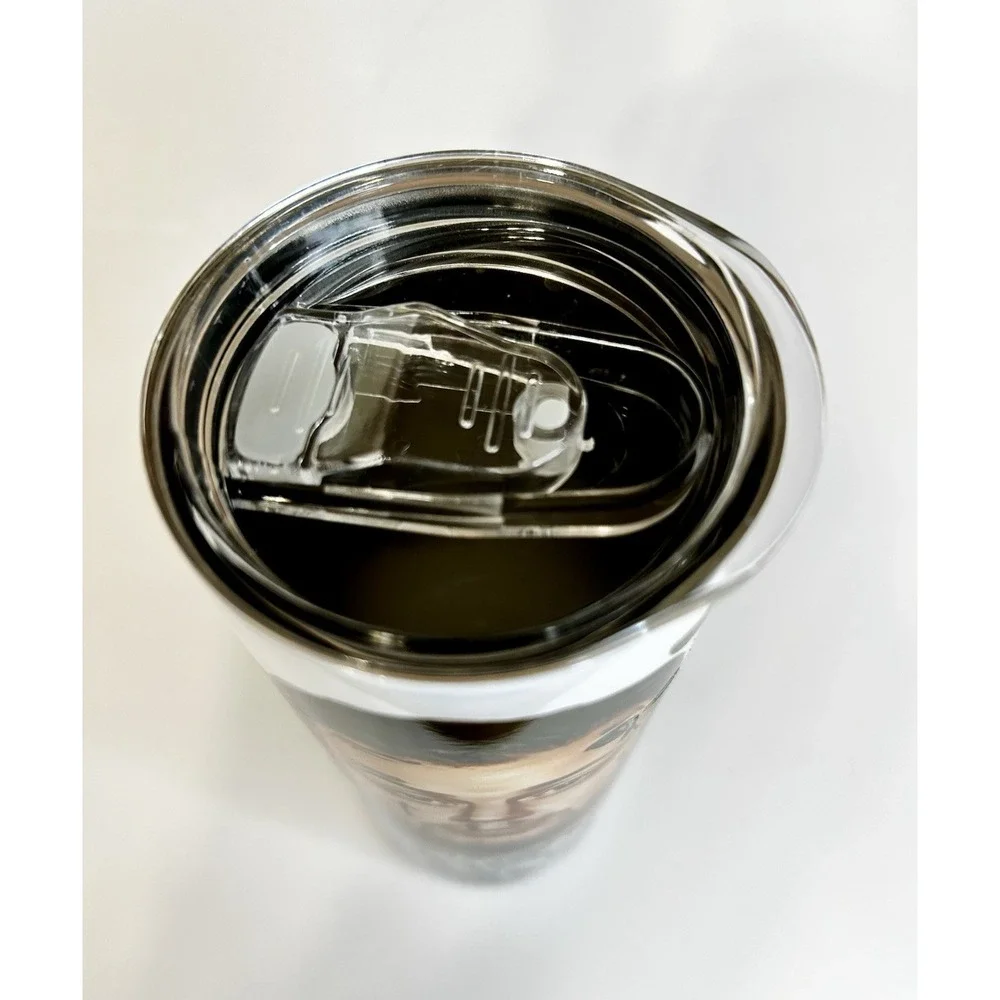 Jelly Roll Somebody Save Me 20oz Stainless Steel Travel Tumbler Cow Print Lid